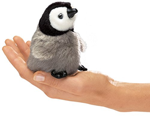 Folkmanis Baby Emperor Penguin Finger Puppet