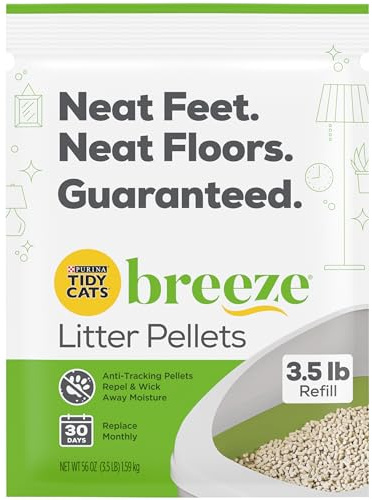 Tidy Cats Breeze Pellets de litière pour Chat Recharge 1,6 kg