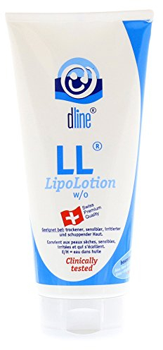 dline LL-LipoLotion | Nachtkerzenöl Bodylotion vom Pflegeprofi | 200ml Tube | Feuchtigkeitscreme für trockene Haut | Anti Juckreiz | Aloe vera Jojobaöl Glycerin Ceramide Creme Urea Bienenwachs