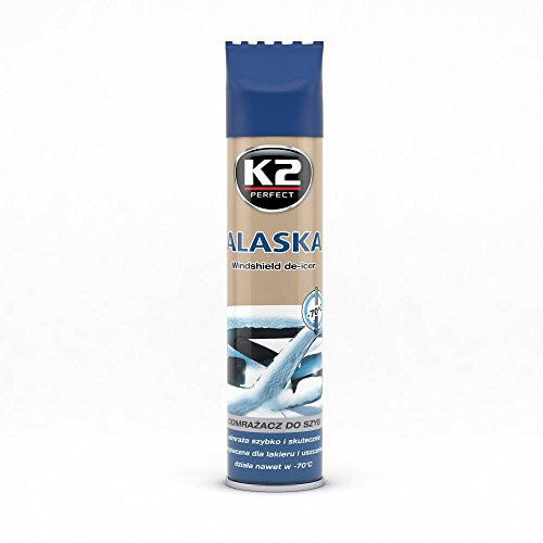 Confezione da 2 – K2 Express Alaska deghiacciante (300 ml) – Funziona istantaneamente Anche a -20 °C – per Qualsiasi Parabrezza in Vetro