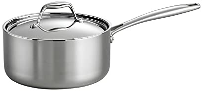Tramontina 3 Qt Stainless Steel Sauce Pan with Lid 3 Ply Covered 80116/023DS