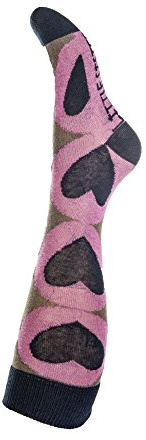 HKM Chaussettes d'équitation pour enfant - Sweetheart Taille unique bleu foncé