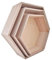 Youdoit 3 Hexagon Holzregale