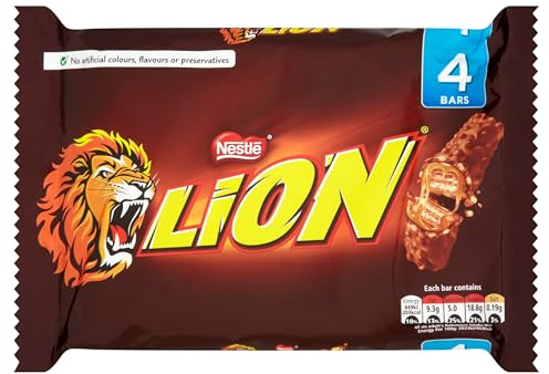 Lion Milk Chocolate Bar Multipack - Wafer, Caramel & Crunchy Cereal, 168g | Pack of 1