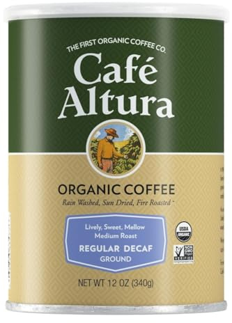 Regular Roast Decaf Ground Coffee By Cafe Altura - 12oz. by Cafe Altura