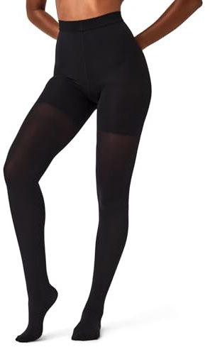SPANX SPANXshape Shaping Mid-Thigh Tight-End Tights – Level 3 Shaping – Core Control Shapewear – Comfortable Shaper Design - Very Black - Size C