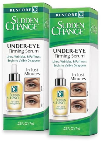 Sudden Change Instant Under-Eye Firming Serum, Fast-Acting (023 oz, 2PK)