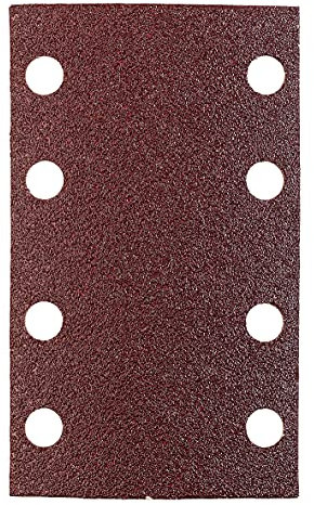 kwb 8184-08 5 pezzi Professional di carta vetrata (80 x 133 mm, perforato, dimensioni del grano 80, per legno, metallo e colore, per swinger swinger con piastra portatore in velcro e sistema di aspirazione, pacchetto spar)