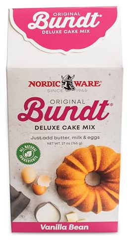 Nordic Ware Vanilla Bean Bundt Cake Mix Blue, 18 oz.