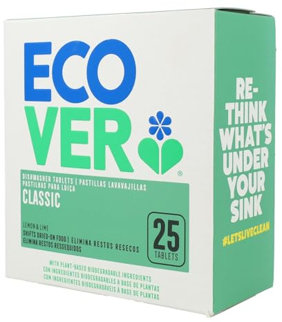 Ecover Lavavajillas 25Past Ecover 1 Unidad 200 g