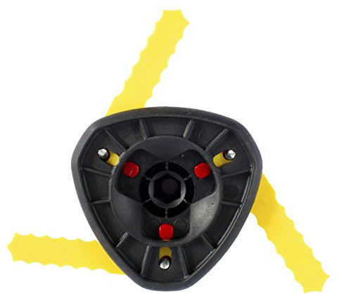 Weed Warrior Push-N-Load 3-Blade Trimmer Head Accessory, Universal Fit