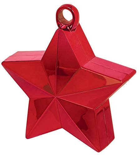 Amscan 117800-07 - Red Star Balloon Weight - 150g