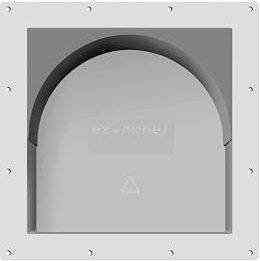 EZ-NICHES - USA - Ready for Tile Niche Preformed Bathroom Recess It Shower Shampoo Shelf (14 X 14 Arch)