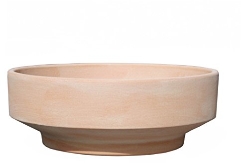 Hentschke Keramik Brunnenschale/Pflanzschale/Wasserschale Ø 27 x 11 cm, Terracotta, 059.027.53 ohne Bodenloch