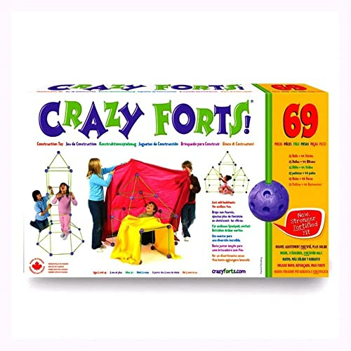 Crazy Forts Röhrenbaukasten, Violett, 69-teilig