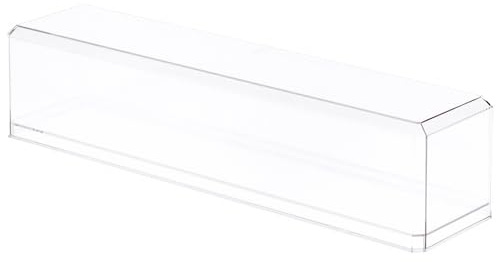 Pioneer Plastics 633C Clear Plastic Display Cases for 1:64 Scale Trucks, 15.625 W x 3.5 D x 3 H (Mailer Box)