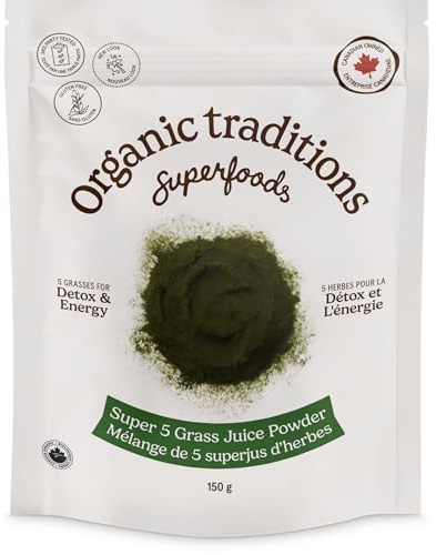 Organic Tradition Super 5 Grass Juice Blend 150g