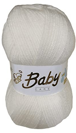 Oyster Cream 100g Double Knit Soft Knitting Wool Yarn - Woolcraft Babycare DK