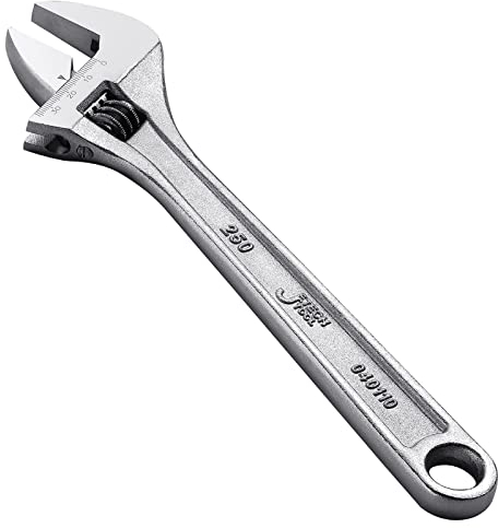 Jetech 10 inch Adjustable Spanner - Professional Adjustable Wrench Shifting Spanner with Large Opening