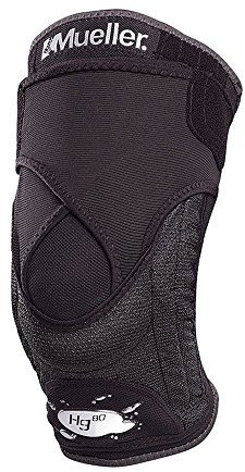 Mueller Euro Hg80 Soporte de Rodilla, Unisex adulto, Negro, M