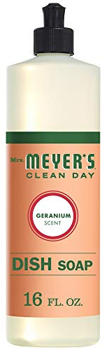 Mrs. Meyer's Liquid Dish Soap Geranium, 16 OZ