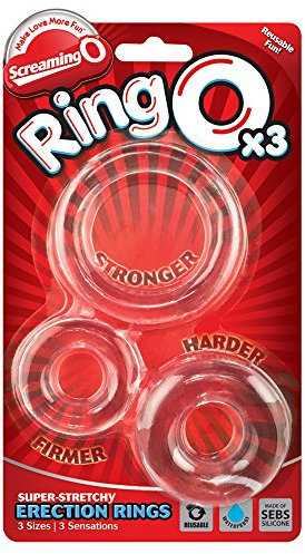 Screaming O Ringo Clear Erection Rings