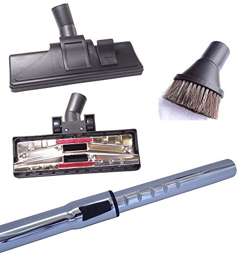 Staubsaugerrohr 32mm, Hartbodendüsen & Saugpinsel kompatibel für Dirt Devil CP1 M3220 Staubsauger