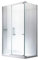 Duschkabine Dusche Duschabtrennung Hephaistos Milchglas (Satiniert) 120x90x195cm - 8mm - ohne Duschtasse