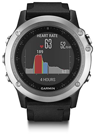 Garmin Fenix 3 HR GPS-Multisport-Smartwatch - Herzfrequenzmessung am Handgelenk, zahlreiche Navigations- & Sportfunktionen, GPS/GLONASS