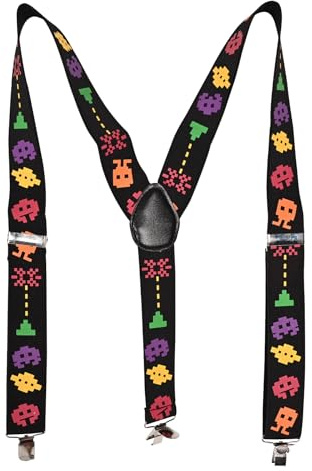 Arcade Suspenders (adjustable) Party Accessory  (1 count) (1/Pkg)