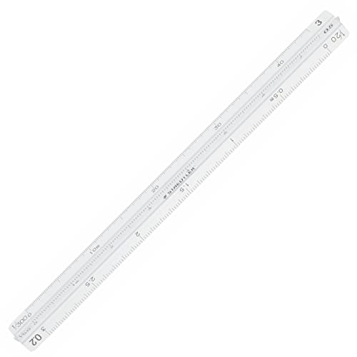 Tipo Staedtler alta precisione tascabile interamente in alluminio architetto scala triangolare per 15 cm