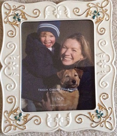 Lenox TRELLIS GARDEN Ivory China Photo Picture Frame 8×10