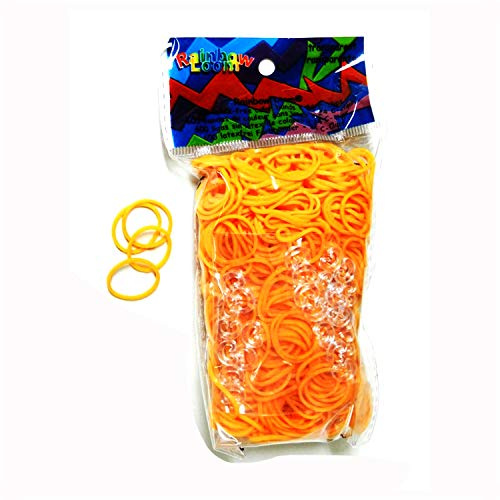 Rainbow Loom Recarga elásticos: naranja fluorescente