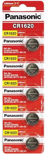 Panasonic CR1616 3 Volt Lithium Coin Battery (4 Packs of 5)
