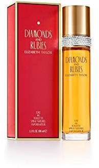 Elizabeth Taylor Diamonds and Rubies, Eau de Toilette pour Femme (100 ml) Vaporisateur, Senteur Florale et Fruitée