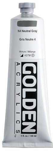 Golden : Heavy Body Acrylic Paint : 150ml : Neutral Grey No.4