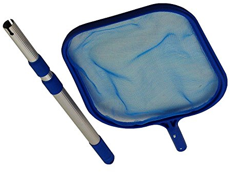 HST Sicherheitstechnik Kescher Poolkescher + AluStange Laubkescher Bodenkescher Oberflächenkescher Pool