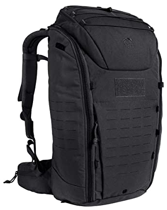 Tasmanian Tiger TT Modular Pack 30 Daypack Wander-Rucksack mit 30 Liter Volumen inkl. Organizer Zusatz-Taschen Set für mehr Ordnung, Schwarz