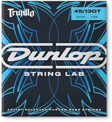 Dunlop RTT45130T Trujillo Custom Medium Stainless Steel Strings (Pack of 5)