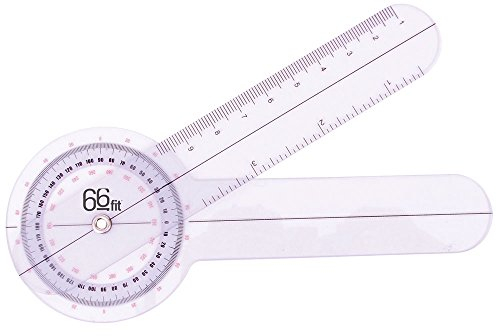 66fit Goniometer Plastic 6 - Angle Medical Joint Measuring Ruler
