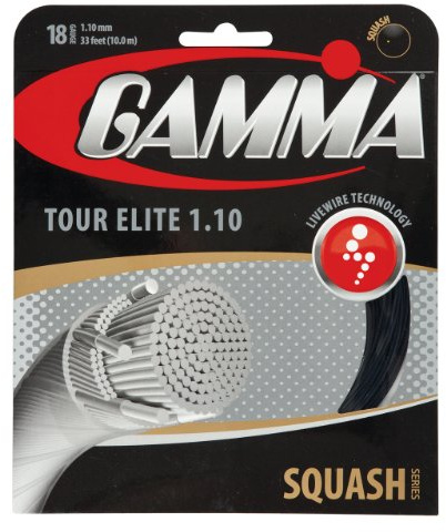 Gamma Tour Elite Squash 18g String