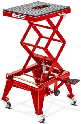 Pont Elevateur Hydraulique ConStands Moto Cross Mover Lift XL Rouge Gas Gas SM 50/125/ 250