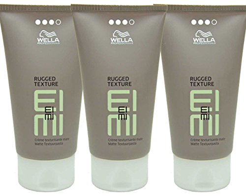 3x Wella EIMI RUGGED TEXTURE Mattierende Modelliercreme - 75ml