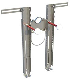 Fischer Soporte Sanitario suspendido con Collares Premium