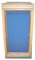 Hochwertiges Sichtschutzrollo Rollo für Velux RHL/RHU-EP GGU,GPU,GHU,GTU P06 mittelblau // Sichtschutzrollo/Sichtschutz-Rollo/Fensterrollo