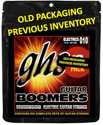 GHS Strings - GBL Set - Out of date - Older Packaging - Previous Inventory - 5/6 pack - Strings for Electric Guitar