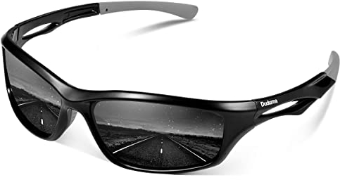 Duduma Sonnenbrille Herren Polarisiert Sport Sonnenbrille UV400 Schutz Sportbrille zum Angeln Laufen Fahrrad brillen für Herren Damen TR90