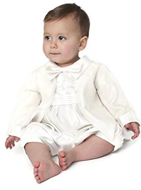 Vivaki Christopher christening Suit in Ivory (6/9 months)