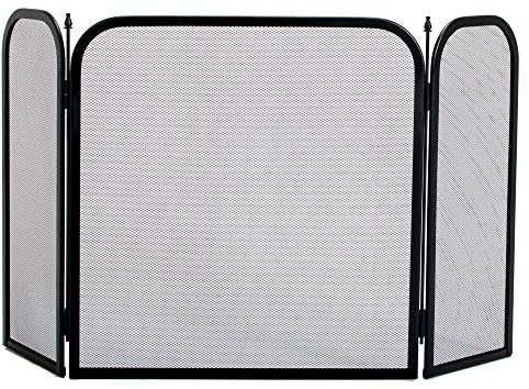 Home Discount®, Roxby, parafuoco Quadrato Nero Anti-scintille