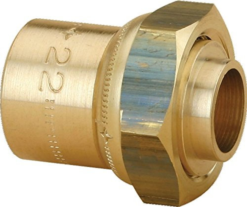 Raccord gaz naturel Fer/Cuivre Femelle + joint à souder 2p 20x27/cu 22 la piece